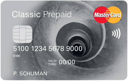 prepaid MasterCard Classic
